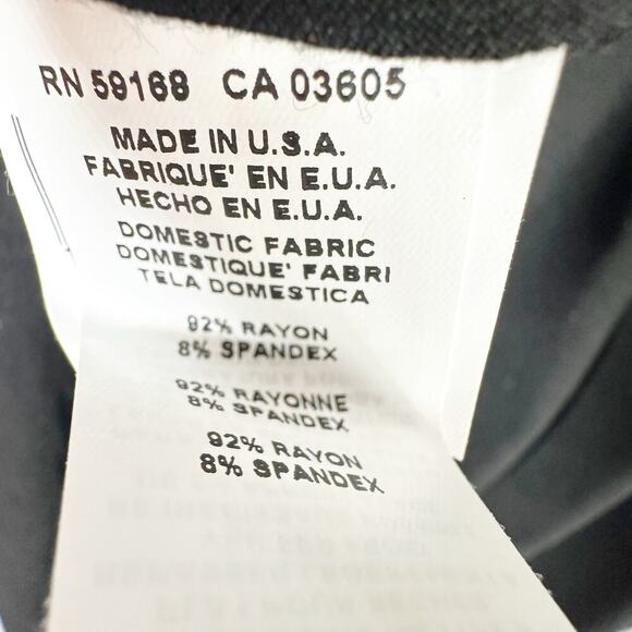 Karen Kane Layered Drape Front Casual Minimalist Top Black Size Large Stretch - Picture 5 of 8